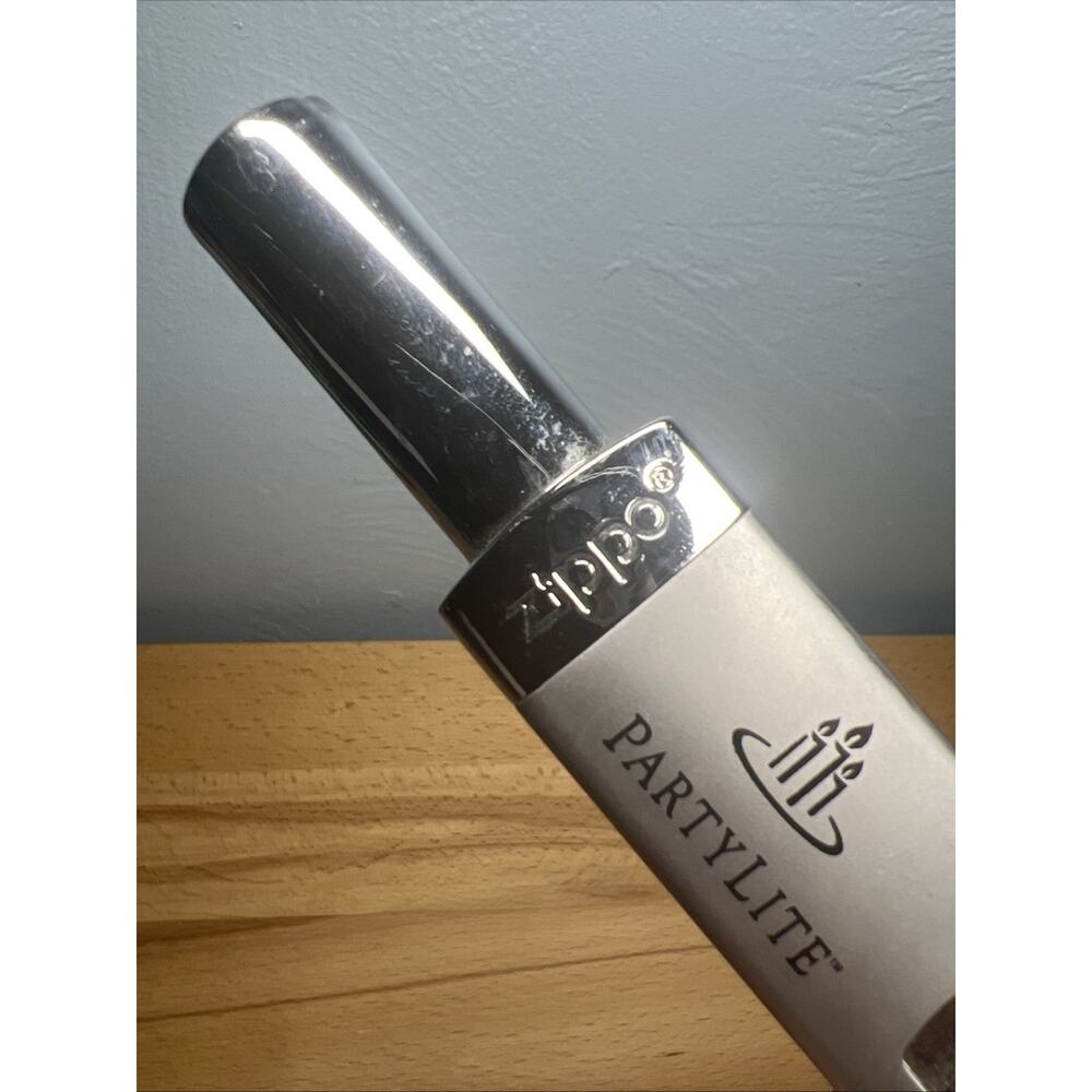 Vintage Partylite Zippo Multi Purpose Stick Lighter Butane Candle Silver